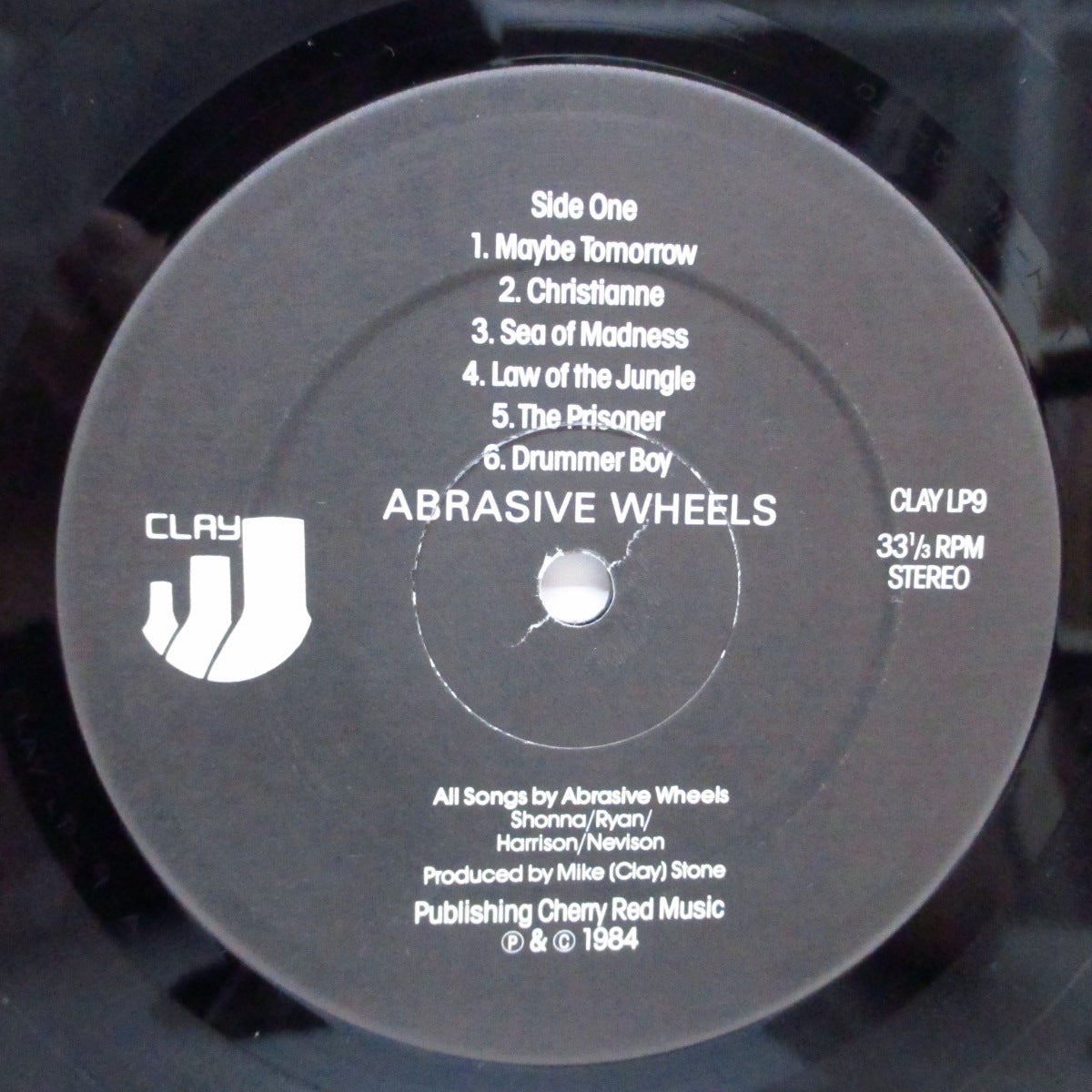 ABRASIVE WHEELS (アブレシブ・ホイールズ) - Black Leather Girl (UK オリジナル LP+インナー) '84年セカンド!