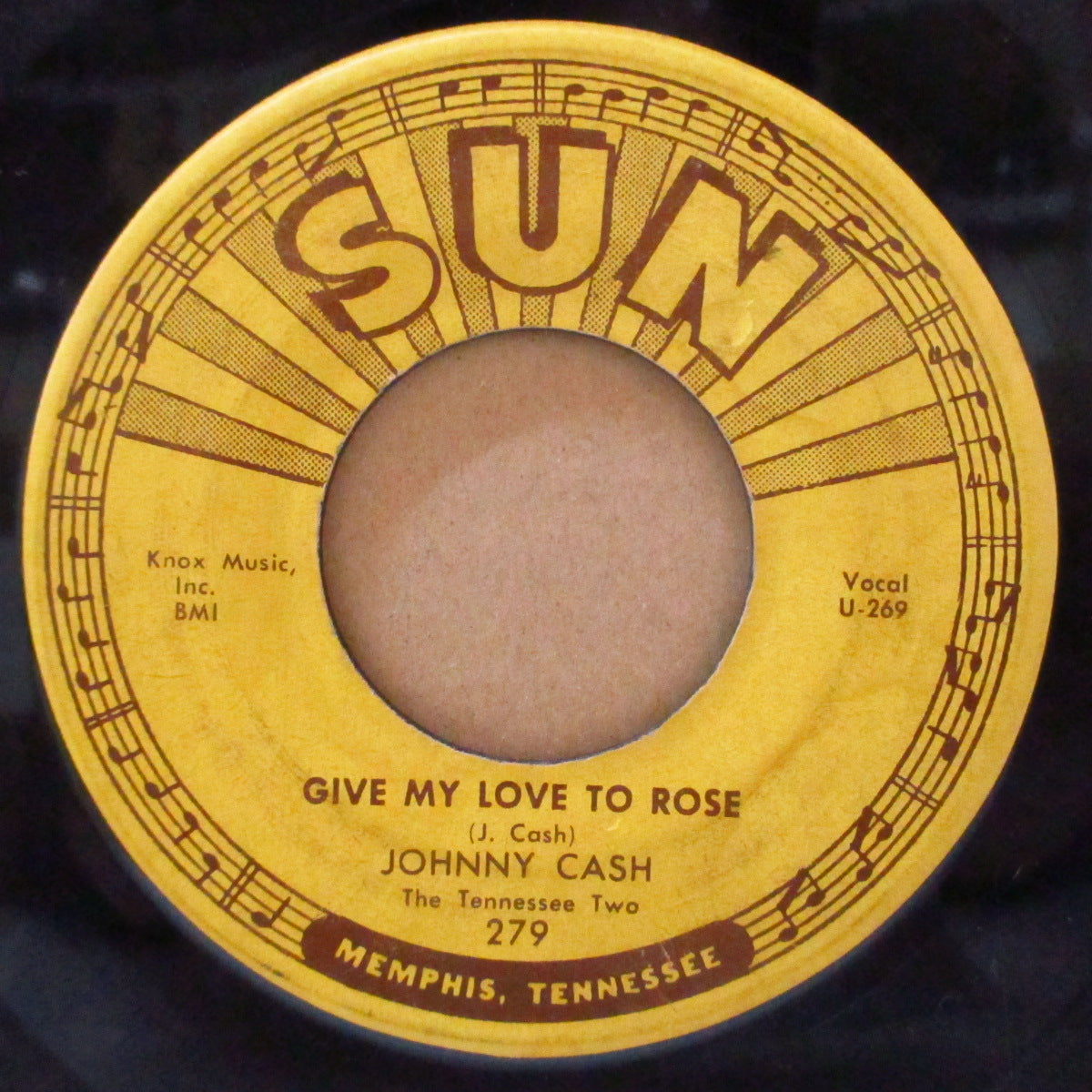 JOHNNY CASH (ジョニー・キャッシュ) - Home Of The Blues (US オリジナル 7インチ)ヒルビリー名曲!