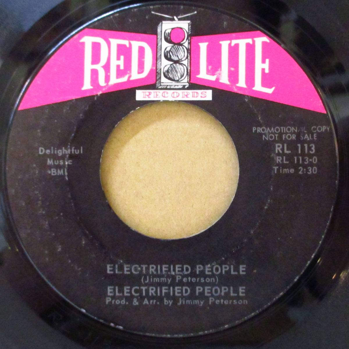 ELECTRIFIED PEOPLE (エレクトリフィールド・ピープル) - Electrified People (US '71 プロモ・クレジット・カラーラベ 7インチ)爆RAWファンキー・インスト!