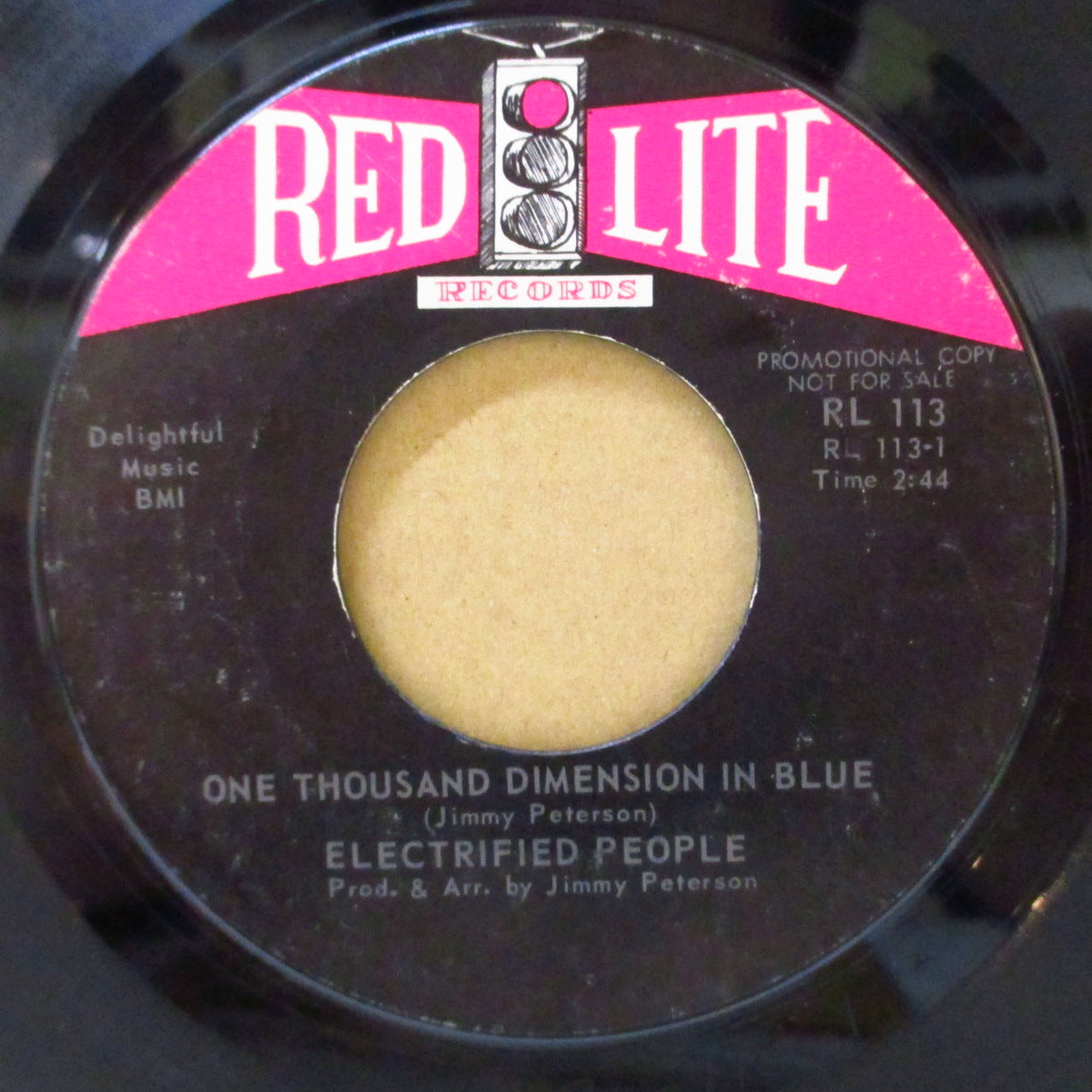 ELECTRIFIED PEOPLE (エレクトリフィールド・ピープル) - Electrified People (US '71 プロモ・クレジット・カラーラベ 7インチ)爆RAWファンキー・インスト!