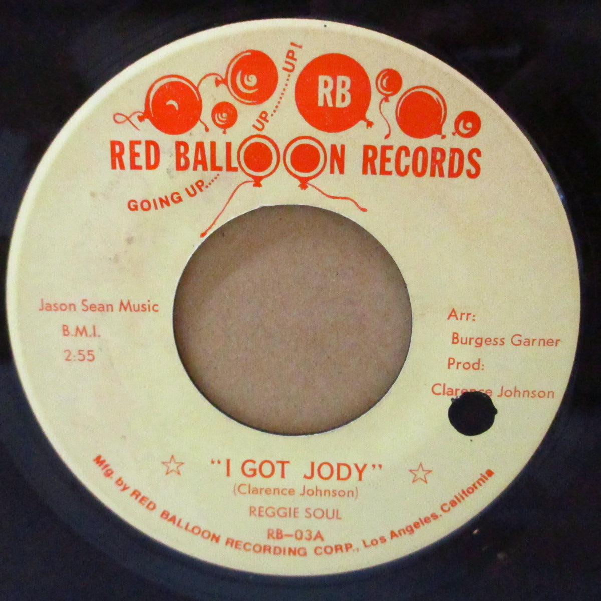 REGGIE SOUL (レジー・ソウル) - I Got Jody / I Feel So Bad (US '71 オリジナル7インチ)ローファイ・ガレージ・ファンク+ファンキー・ノーザン!