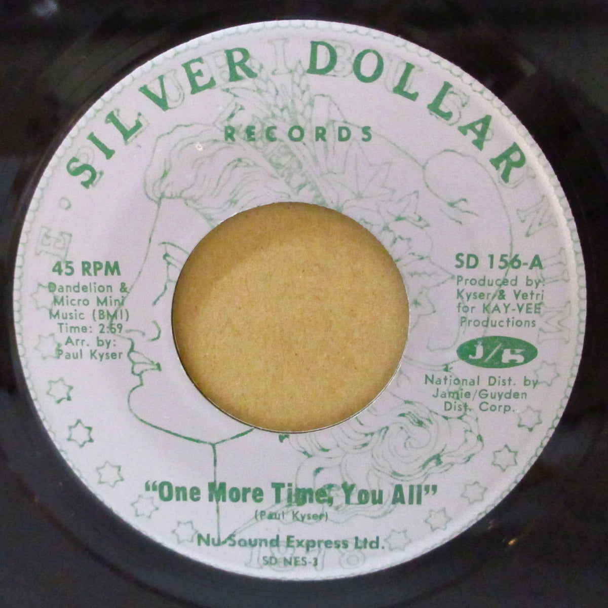 NU-SOUND EXPRESS LTD. (ニュー・サウンド・エキスプレス・リミテッド) - One More Time, You All (US '70 オリジナル 7インチ)DJ-Shadow元ネタ、アップテンポ・FUNKYグルーヴ!