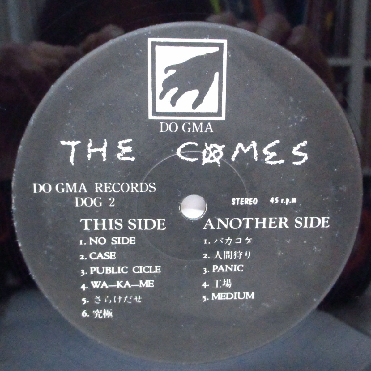 COMES, THE (ザ ・カムズ) - No Side (Japan オリジナル 12"+インサート)