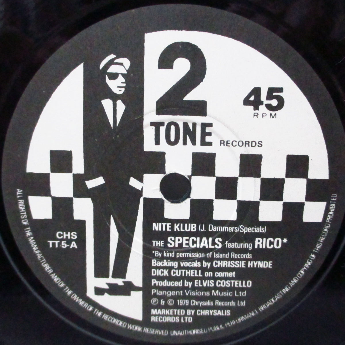 SPECIALS, THE featuring RICO (ザ・スペシャルズ feat. リコ) - A Message To You Rudy (UK オリジナル「紙ラベ」フラットセンター7"+カンパニースリーブ)