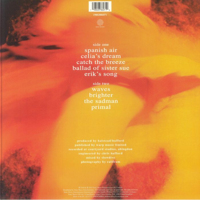 SLOWDIVE (スロウダイヴ) - Just For A Day (EU 正規限定再発 LP/NEW) '91年1stアルバム