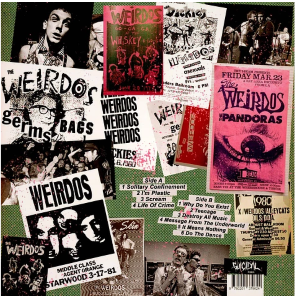 WEIRDOS, THE (ジ・ウィアードズ) - Live At The Whisky, Hollywood, October 16th 1977 (EU 限定再発 LP/ New)