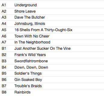 TOM WAITS (トム・ウェイツ) - Swordfishtrombones (US 正規限定リマスター再発180g LP/New)