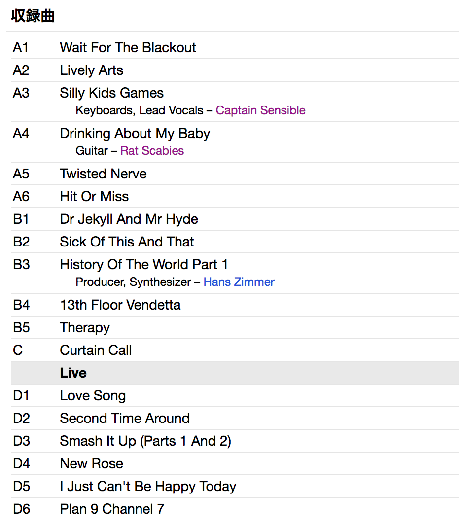 DAMNED, THE (ザ・ダムド) - The Black Album (UK限定プレス再発 2xLP/ New) '80年4作目!