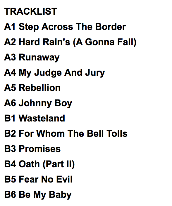 MAU MAUS (マウ・マウズ) - Fear No Evil (Italy 150枚限定再発レッドヴァイナル LP/ New)