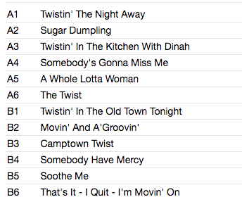 SAM COOKE (サム・クック) - Twistin’ The Night Away (EU 限定復刻再発「クリア VINYL」LP/New) '62年名作アルバム!