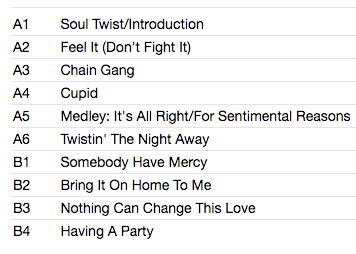 SAM COOKE (サム・クック) - One Night Stand! Live At The Harlem Square Club 1963 (EU M.O.V.社限定リマスター再発「180g HQ=高音質」 LP/New)