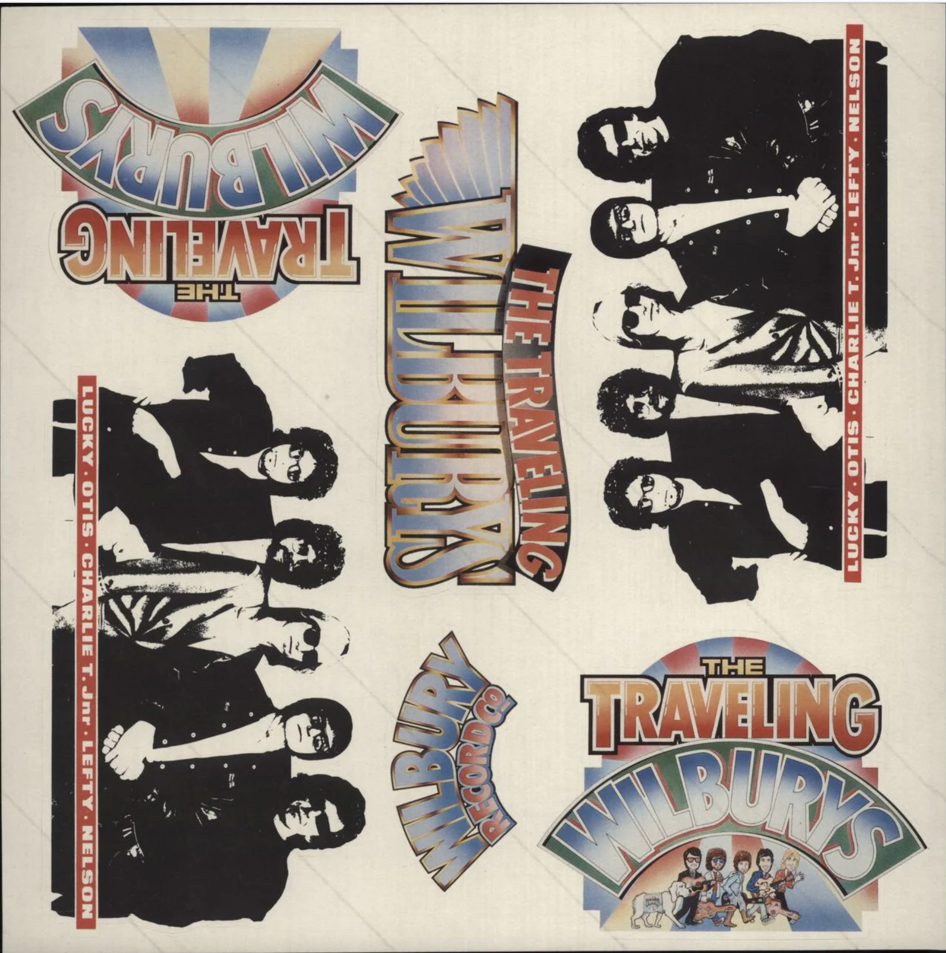 TRAVELING WILBURYS (トラヴェリング・ウィルベリーズ) - Vol.1 (German オリジナル LP+未使用ステッカーインサート)