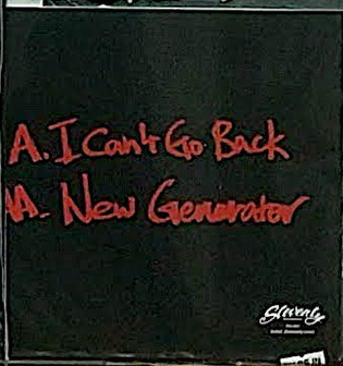 ANGEL FACE (エンジェル・フェイス) - I Can't Go Back / New Generator (US 333限定「ブラックヴァイナル」 7"/ New) 再入荷中!