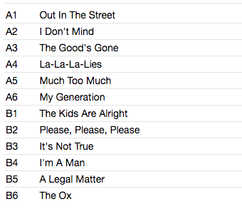 WHO (フー) - My Generation (EU 限定復刻リマスター再発 180g モノラル LP/New) '65年名作デビュー・アルバム!