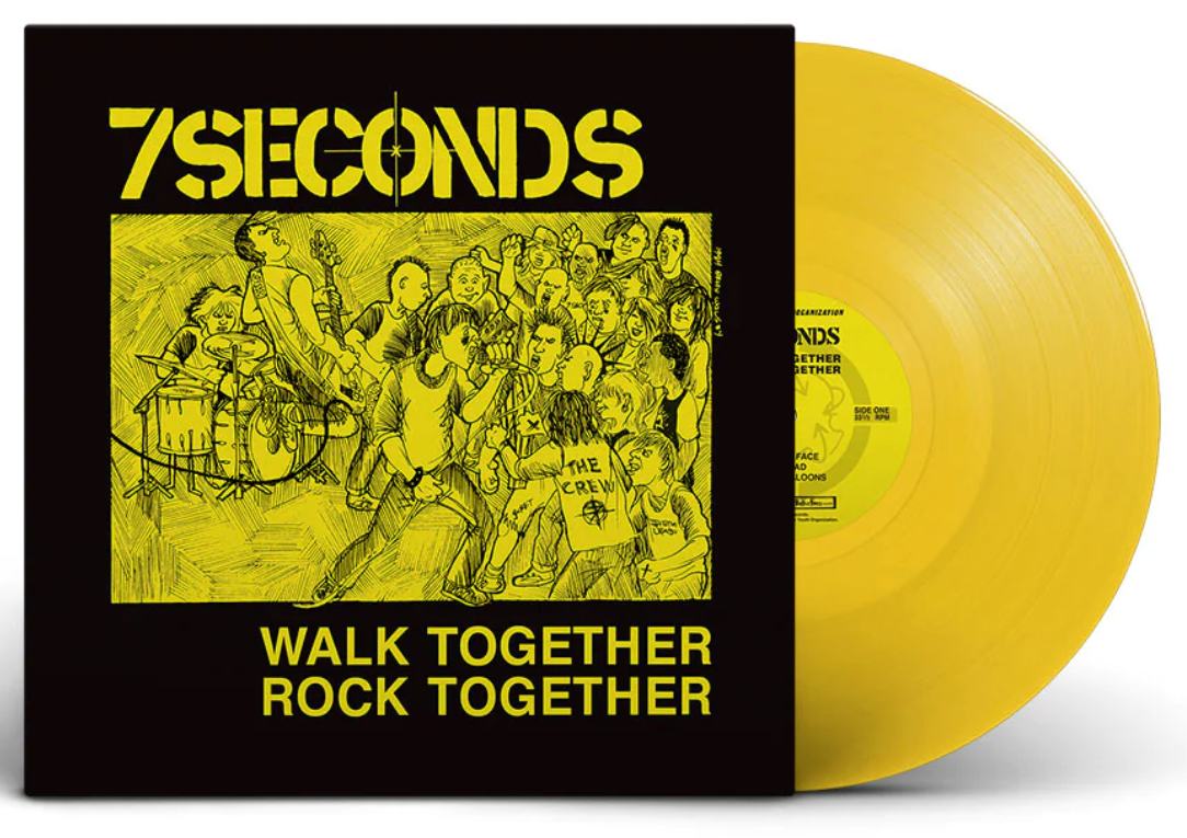 7 SECONDS (セブン・セカンズ ) - Walk Together, Rock Together (US 1,000枚限定再発「イエローヴァイナル (DXエディション)」LP/New)