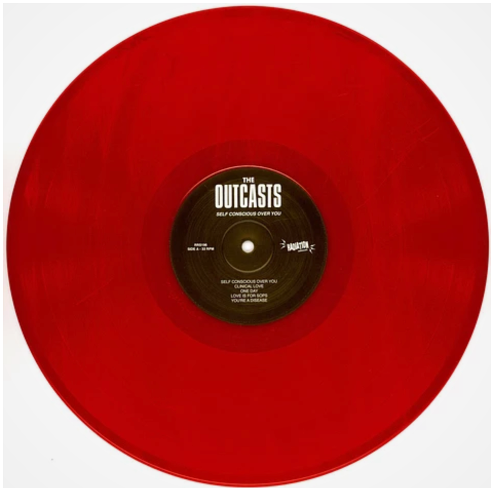 OUTCASTS, THE (ジ・アウトキャスツ) - Self Conscious Over You (Italy 500枚限定再発レッドヴァイナル LP/ New)