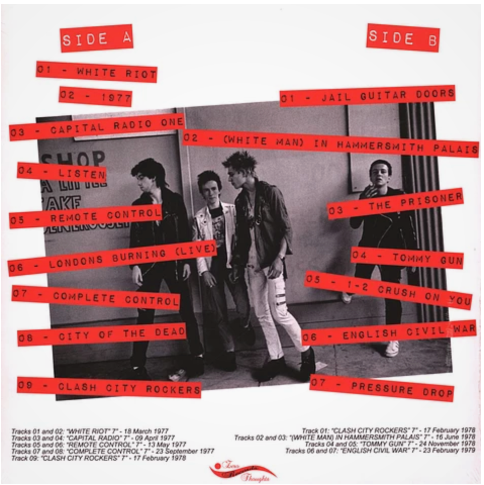 CLASH, THE (ザ・クラッシュ) - No Elvis, Beatles Or The Rolling Stones: The Singles 1977-1978 (UK 限定プレス LP/ New) 初期シングルコンピレーション !
