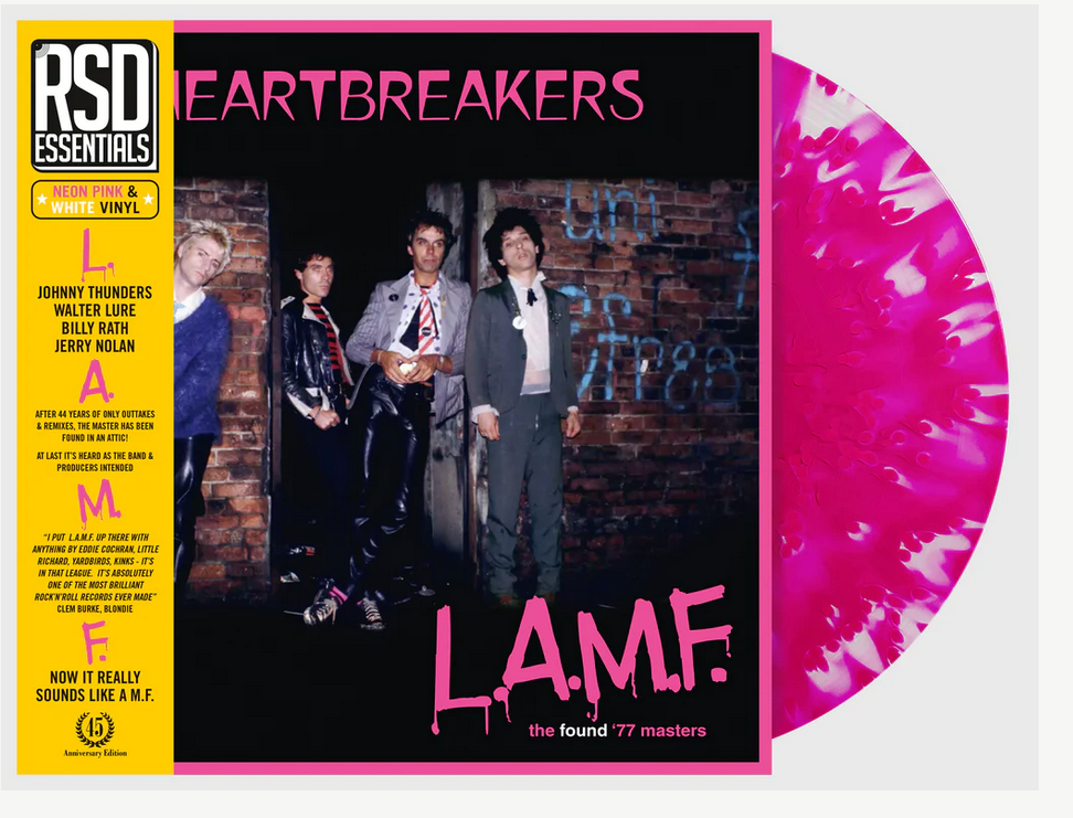 JOHNNY THUNDERS AND THE HEARTBREAKERS (ジョニー・サンダース & ザ・ハートブレイカーズ) - L.A.M.F. - the found '77 masters (US & EU 限定再発ネオン・ピンク&ホワイトヴァイナル LP+帯/ New) RSDエッセンシャル・バージョン !