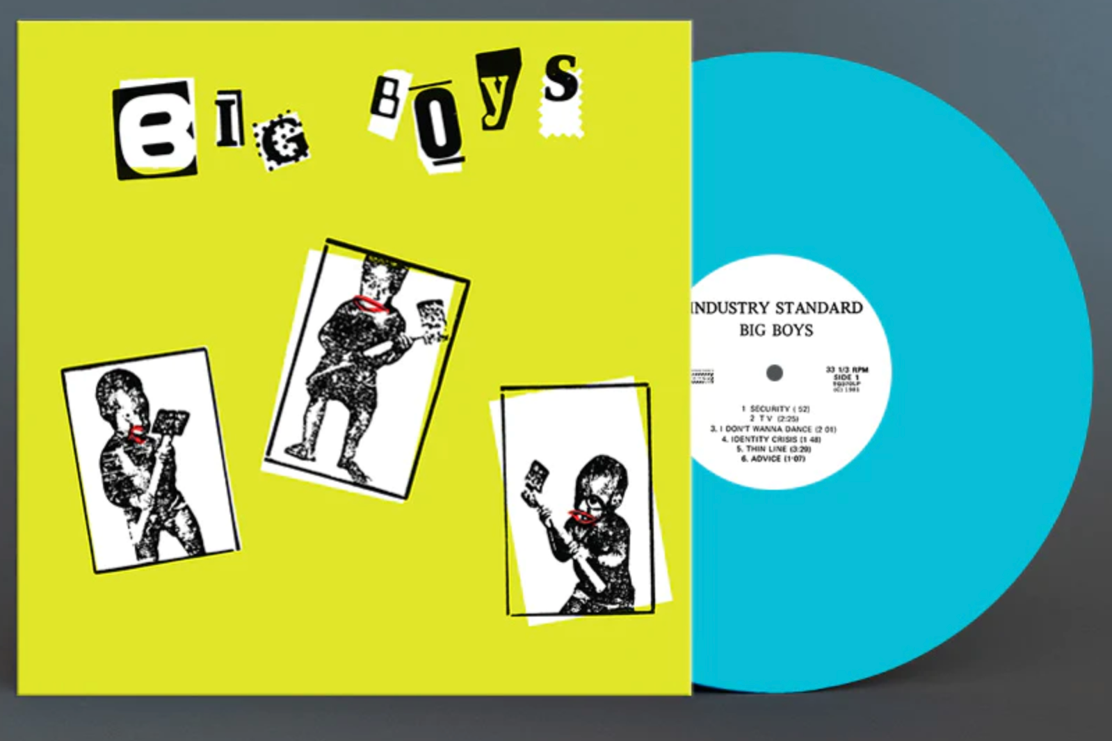 BIG BOYS (ビッグ・ボーイズ) - Where's My Towel / Industry Standard (US 1,000枚限定再発「アクアブルーヴァイナル」LP/ New)