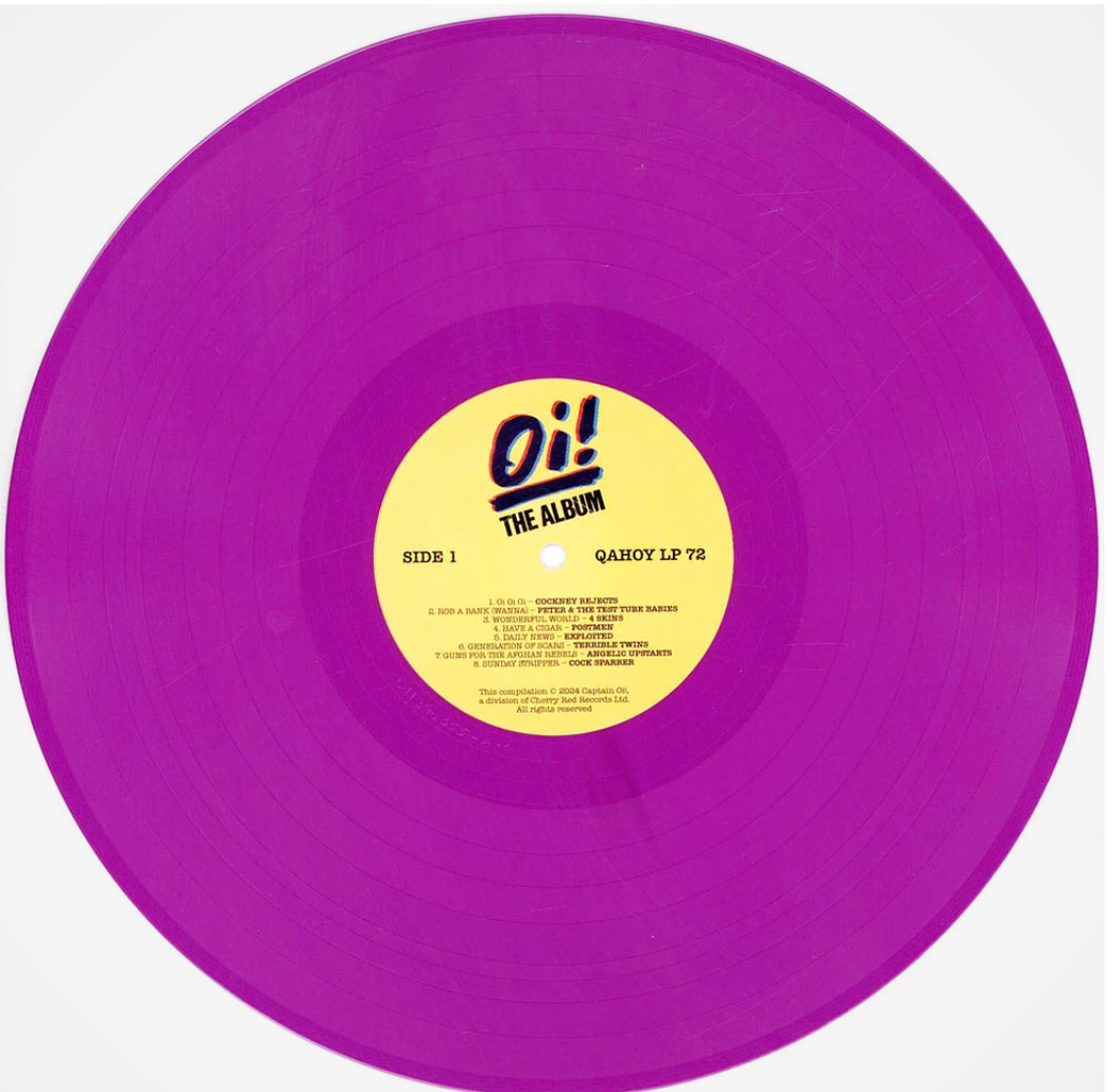 V.A. (UK 80's Oi!、スキンズ・コンピ) - Oi! The Album (UK 限定再発「パープルヴァイナル」LP/ New)