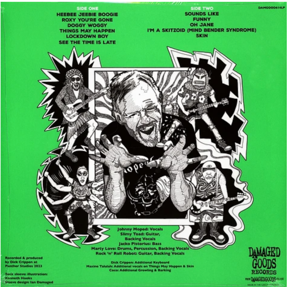 JOHNNY MOPED (ジョニー・モープド) - Quonk! (UK 425枚限定「ネオングリーンヴァイナル」LP/ New)