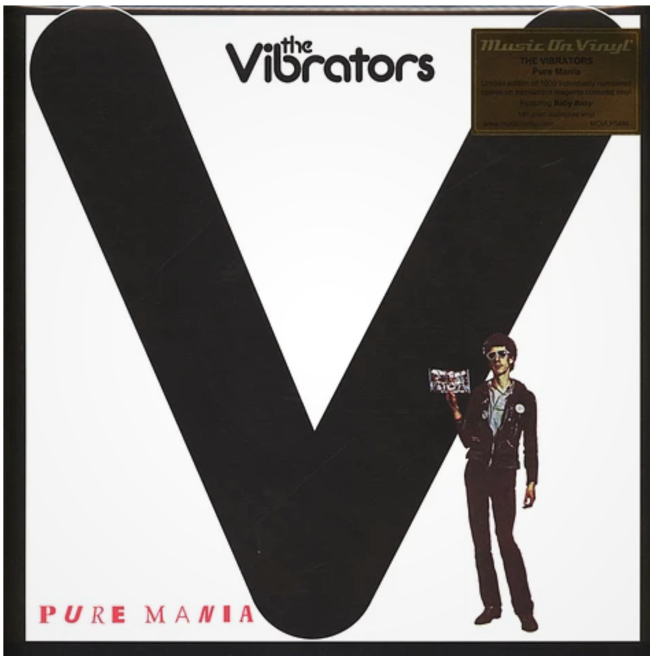 VIBRATORS (ヴァイブレーターズ) - Pure Mania (EU 1,000枚限定ナンバリング入再発180グラム「クリアマゼンタヴァイナル」LP/New) '77年デビューアルバム!