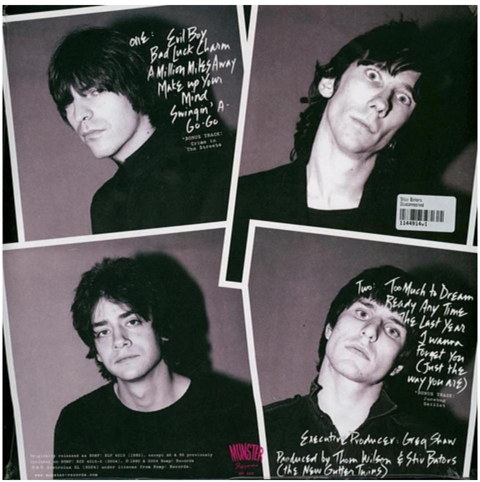 STIV BATORS (スティヴ・ベイター) - Disconnected (Spain限定再発ボーナス2曲入 LP/ New)