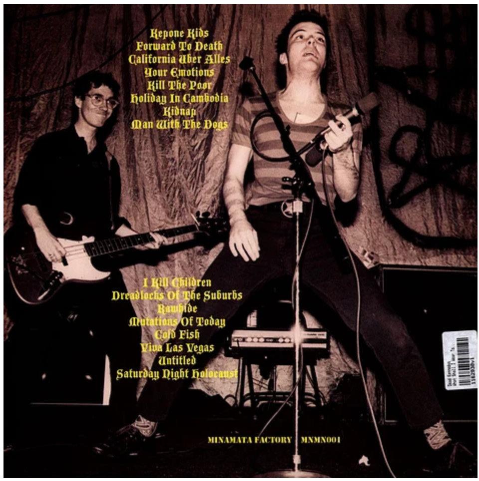 DEAD KENNEDYS (デッド・ケネディーズ) - What Shall I Wear Tonight? - The 1978 Demos (US 限定プレス LP/ New) 極初期デモ全16曲 !