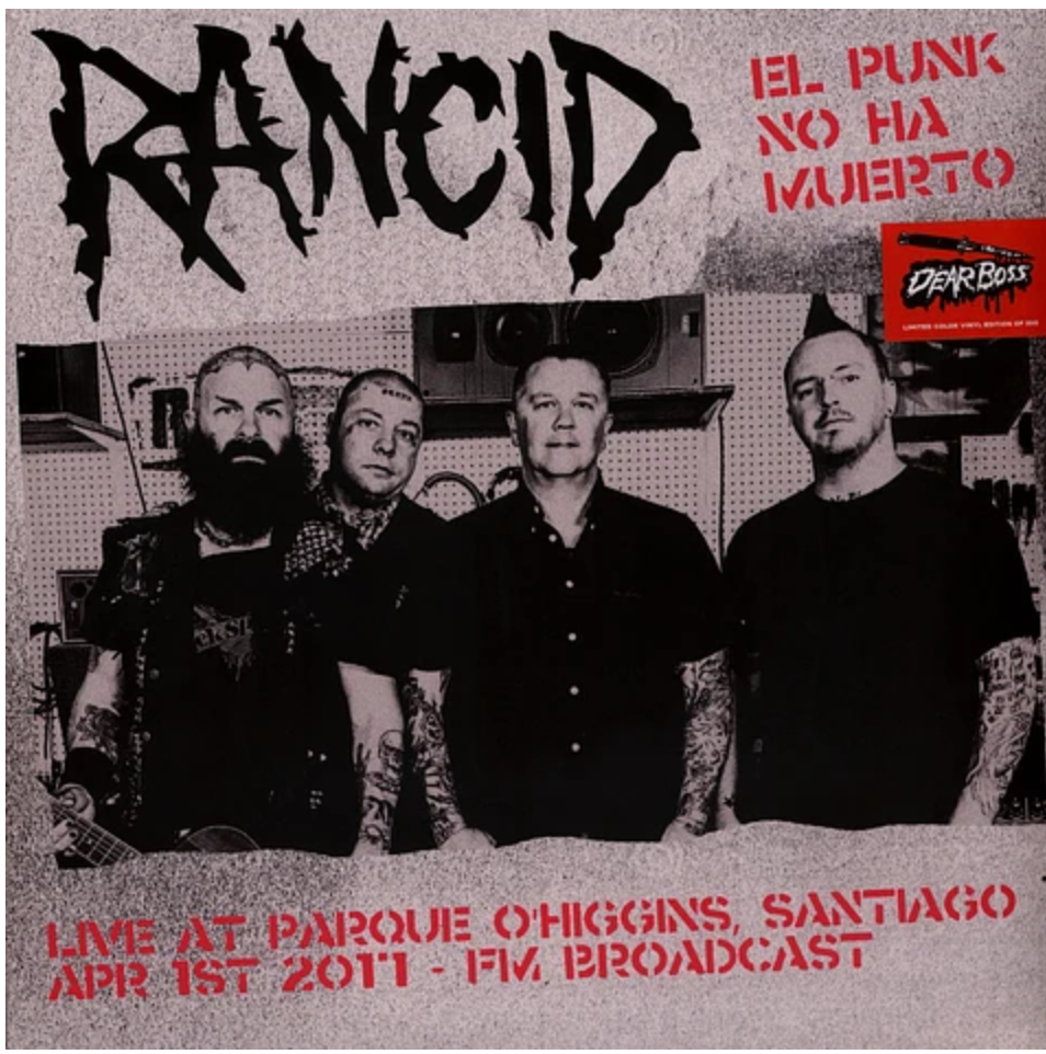 RANCID (ランシド) - El Punk No Ha Muerto! Live At Parque O'higgins Santiago Apr 1st 2017 FM Broadcast (EU 限定「白赤ヴァイナル」LP/ New) アルバム『Trouble Maker』発売の2ヶ月前 !