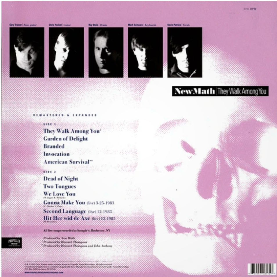 NEW MATH (ニュー・マス) - They Walk Among You : 2024 Remastered & Expanded (US 限定再発「クリアスモークヴァイナル」LP/ New)