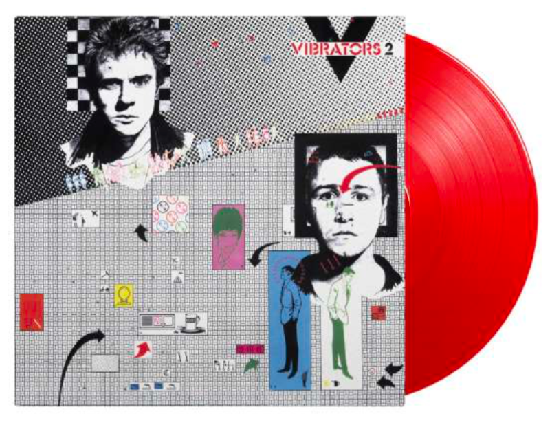 VIBRATORS (ヴァイブレーターズ) - V2 (EU 750枚限定ナンバリング入再発180グラム「クリアレッドヴァイナル」LP/New)