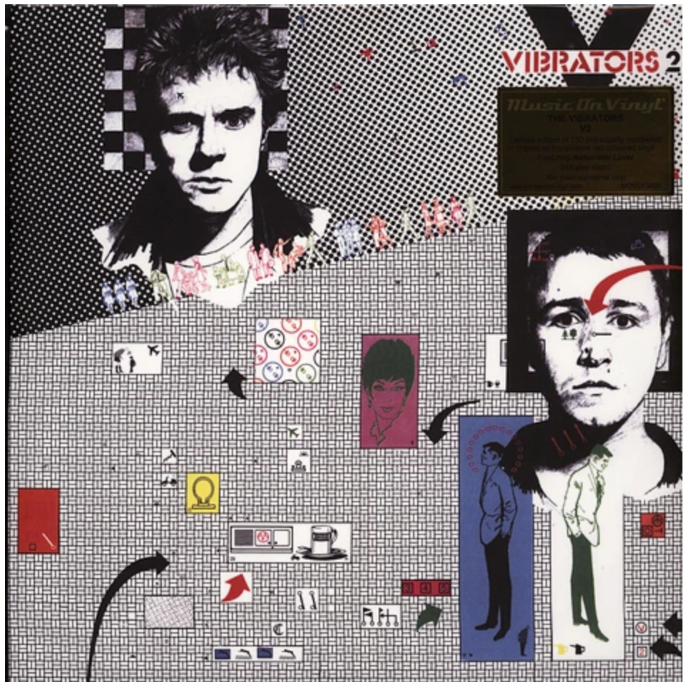 VIBRATORS (ヴァイブレーターズ) - V2 (EU 750枚限定ナンバリング入再発180グラム「クリアレッドヴァイナル」LP/New)