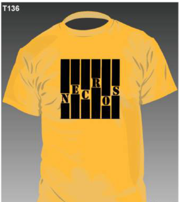 NECROS (ネクロス) - Classic Logo Yellow (限定 Tシャツ黄「L」サイズ)
