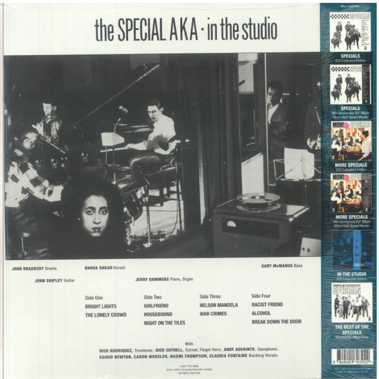 SPECIAL AKA, THE (SPECIALS, THE) (ザ ・スペシャル AKA) - In The Studio (Worldwide 「40周年記念限定再発」180g 2xLP+帯/ New) '84年唯一アルバム!