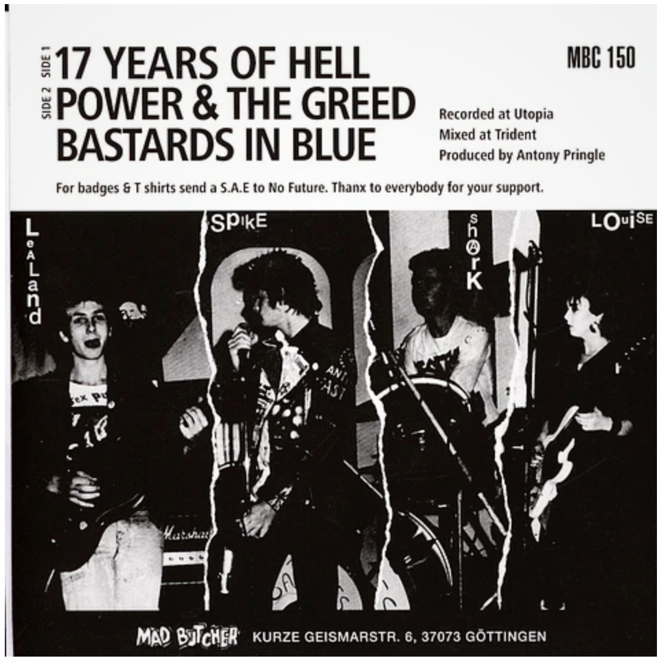 PARTISANS, THE (ザ・パルチサンズ) - 17 Years Of Hell (German 限定再発「ブラックヴァイナル」7"/ New) '82年の3曲入り2ndシングル!