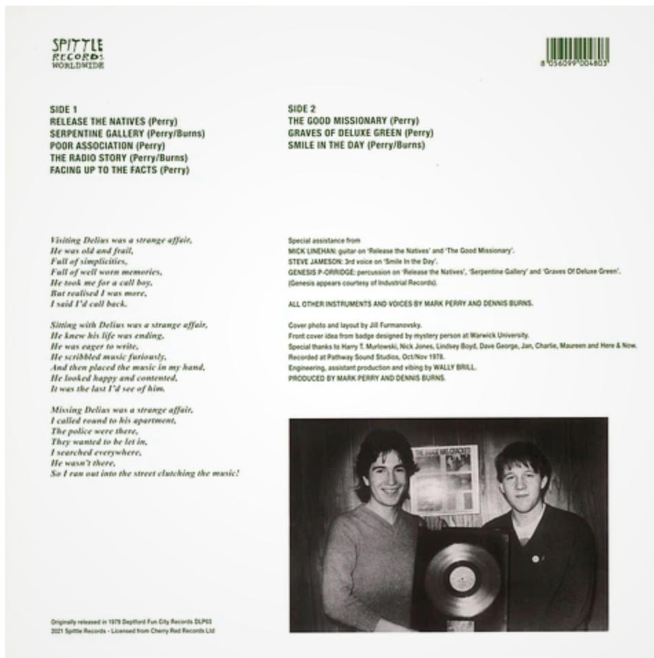 ALTERNATIVE TV (オルタナティブ TV) - Vibing Up The Senile Man : Part One (Italy 限定プレス再発 LP/ New) '79年セカンドアルバム!