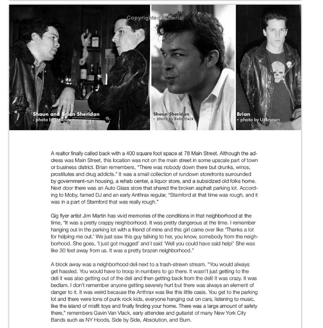 Chris Daily (クリス・デイリー著) - Everybody's Scene : The Story Of Connecicut's Anthrax Club (US 限定再版ペーパーバック本/ New) 「アンスラックス・クラブ」の歴史本!