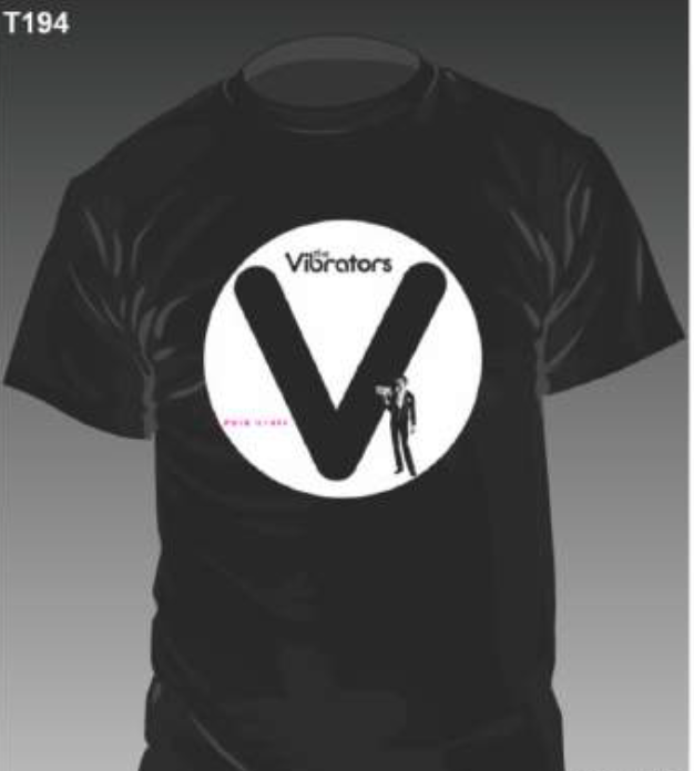 VIBRATORS (ヴァイブレーターズ) - Pure Mania (限定 黒Tシャツ「M」サイズ/ New)