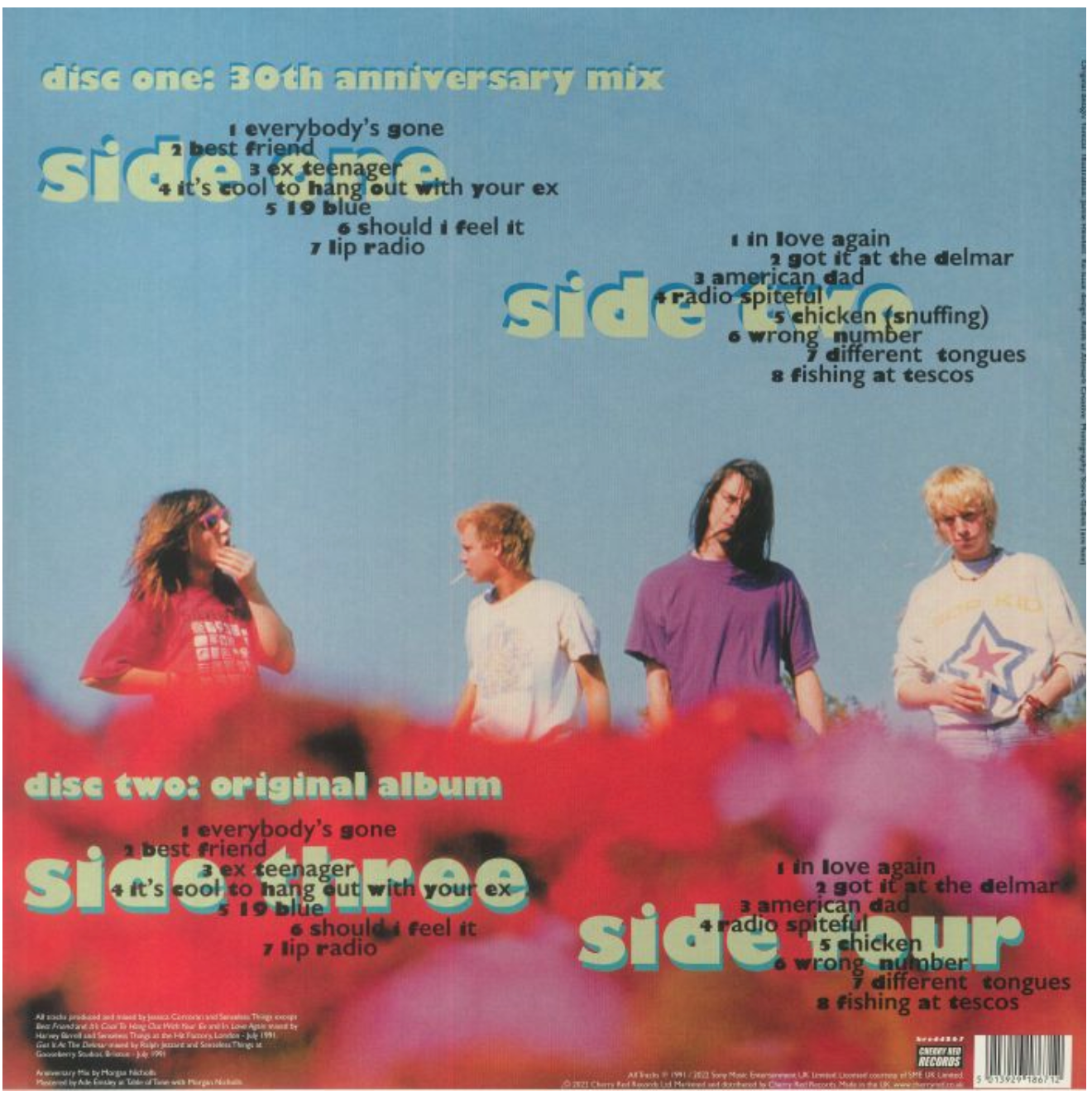 SENSELESS THINGS (センスレス・シングス) - The First Of Too Many (UK 正規再発「限定レッド&ブラックヴァイナル」2xLP/ New) オリジナルミックス & 30周年記念ミックス 2枚組 !