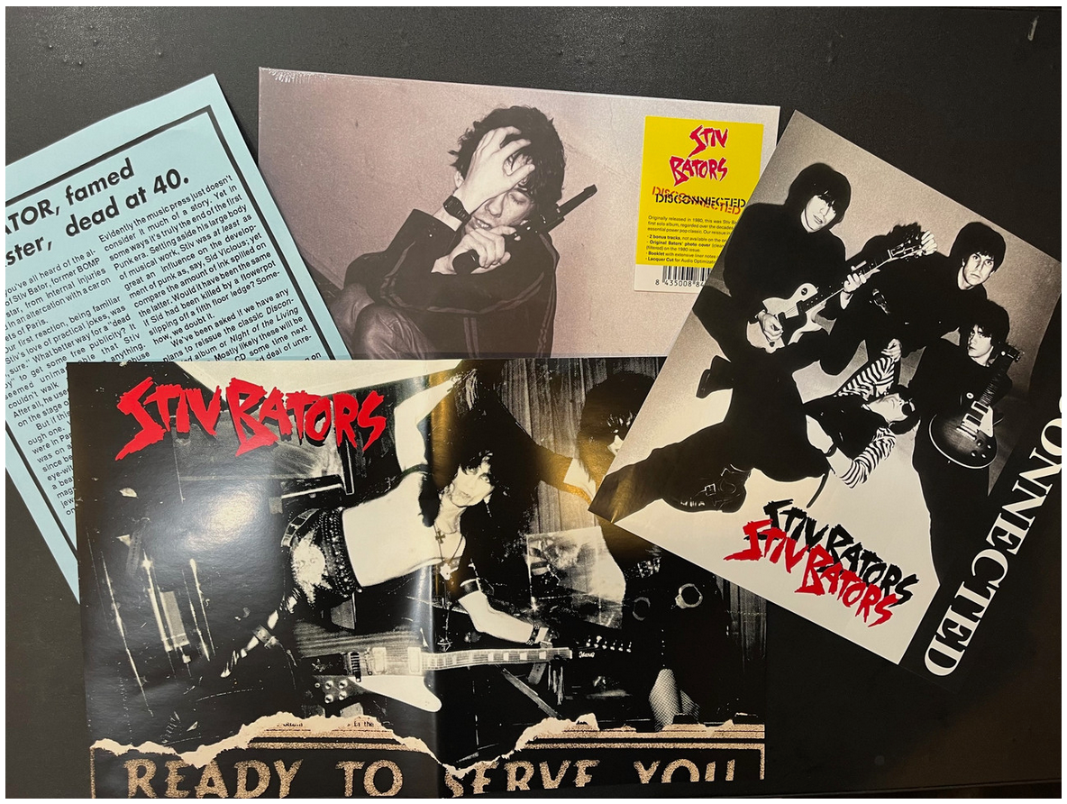 STIV BATORS (スティヴ・ベイターズ) - Disconnected - Stiv Set #2 (Spain 正規限定再発ボーナス2曲入 LP+ポスター、フライヤー2枚、アウタースリーブ/ New) 限定「米Bomp! ストアエディション」!
