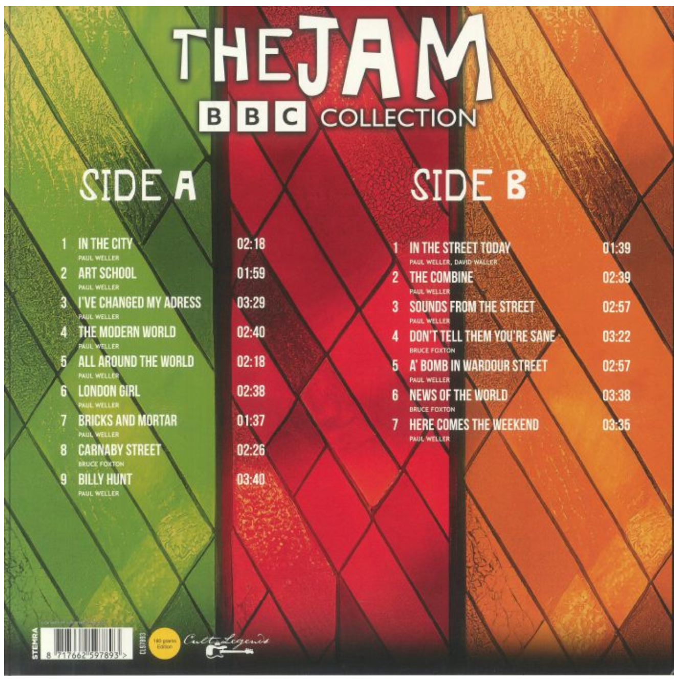 JAM, THE (ザ・ジャム) - The BBC Collection 77-78 (EU 限定プレス「180g 」LP/ New) 初期BBCセッション全16曲!