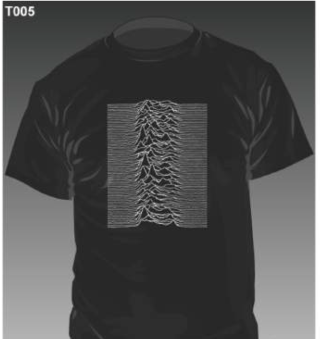 JOY DIVISION (ジョイ・ディヴィジョン) - Unknown Pleasures (限定 黒Tシャツ「M」サイズ/ New)
