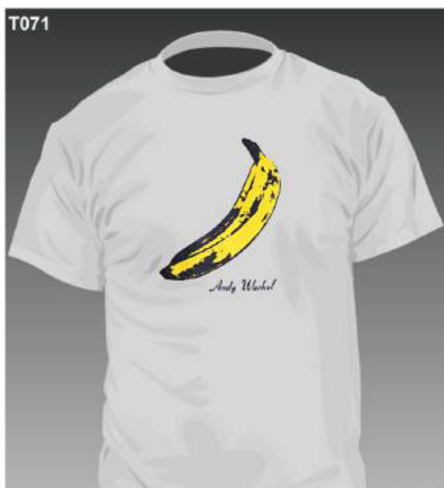 VELVET UNDERGROUND (ヴェルベット・アンダーグラウンド) - Banana Logo (限定 白Tシャツ「L」サイズ/ New)