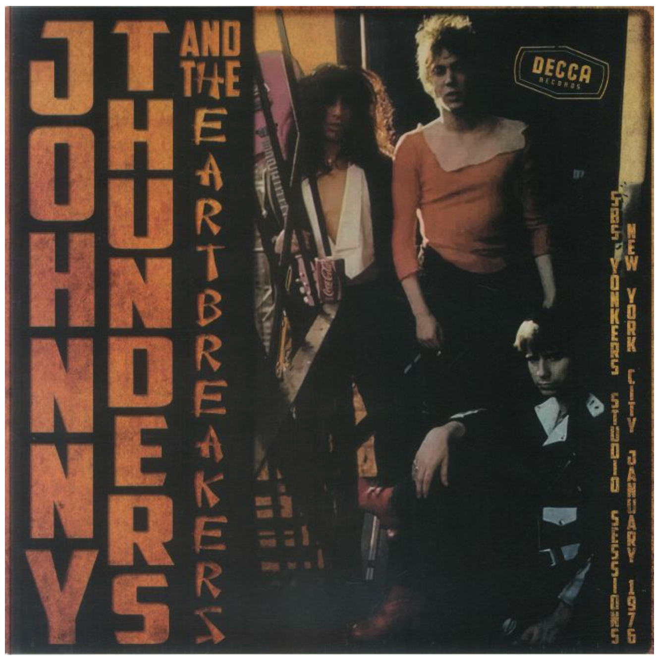 JOHNNY THUNDERS AND THE HEARTBREAKERS (ジョニー・サンダース & ザ・ハートブレイカーズ) - SBS Yonkers Studio Sessions: New York City January 1976 (US 限定再発「レッドヴァイナル」LP/ New) ヘル在籍時の唯一のスタジオ音源 !