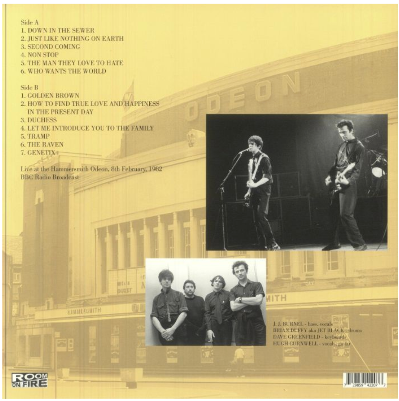 STRANGLERS, THE (ザ ・ストラングラーズ) - Live At The Hammersmith Odeon 1982 (EU 限定プレス再発 LP/ New) 当時は公式には放送される事のなかったBBCラジオ「イン・コンサート」音源!