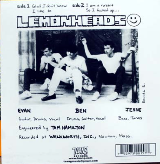 LEMONHEADS (レモンヘッズ) - Laughing All The Way To The Cleaners (US 正規再発「限定イエローヴァイナル」7"/ New) '86年ファースト EP !