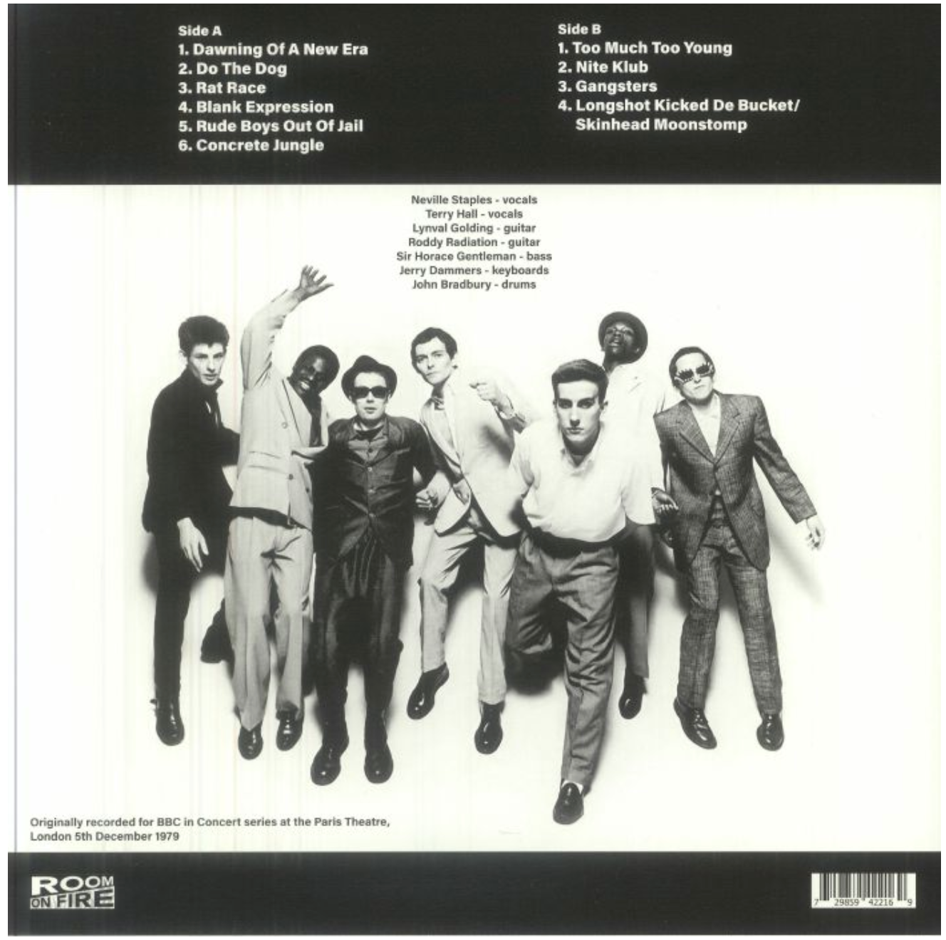 SPECIALS, THE (ザ・スペシャルズ) - BBC Radio 1 Live In Concert 1979 (EU 限定プレス再発 LP/ New) BBCのコンサートシリーズから!