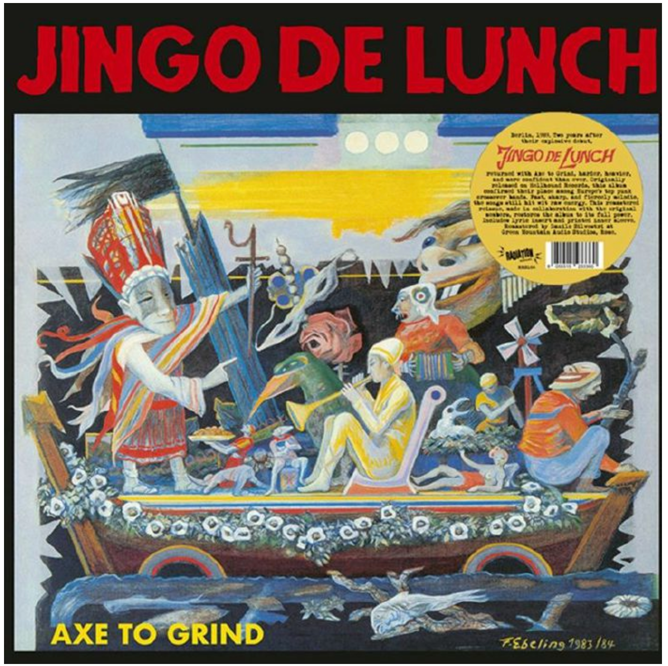 JINGO DE LUNCH (ジンゴ・デ・ランチ) - Axe To Grind (Italy 「正規」限定リマスター再発 LP/ New) '89年セカンド!