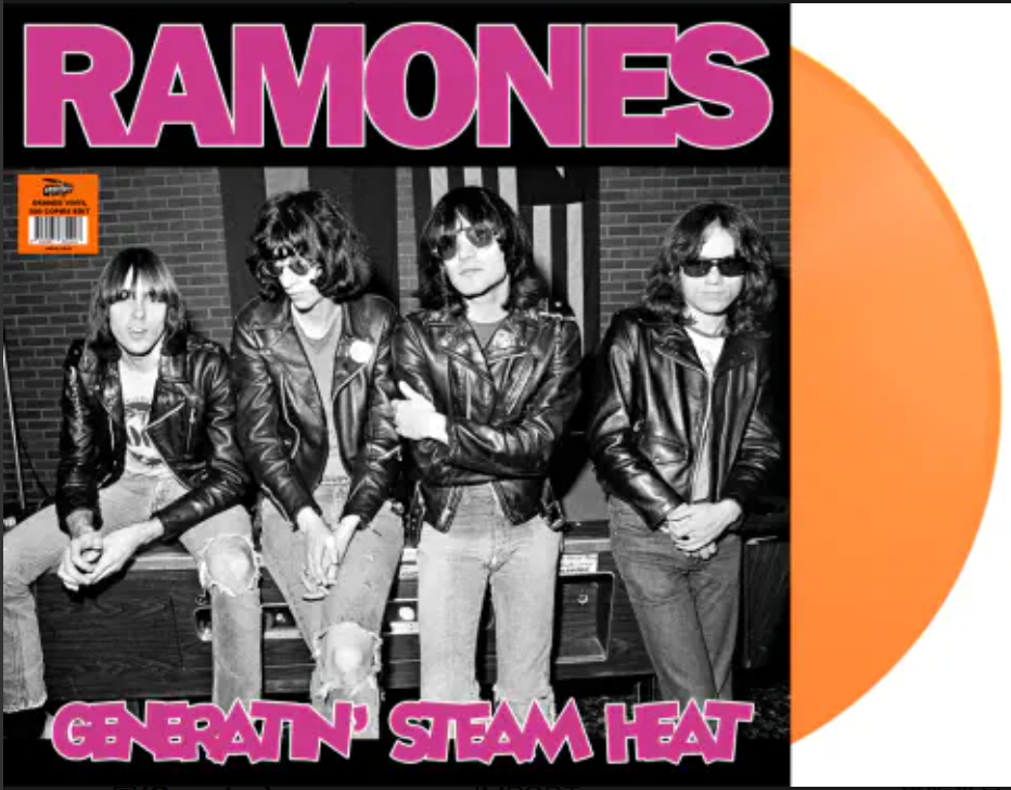 RAMONES (ラモーンズ) - Generatin' Steam Heat (EU 500枚限定「オレンジヴァイナル」LP/ New)ブロードキャスト録音全28曲 !
