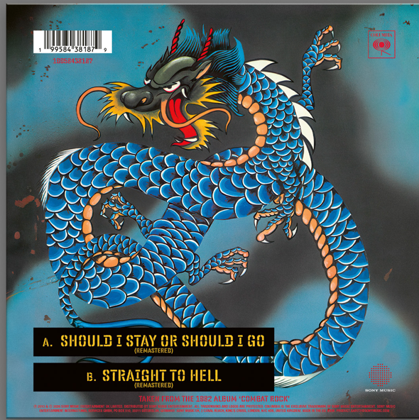 CLASH, THE (ザ・クラッシュ) - Should I Stay Or Should I Go (EU 限定リマスター再発「サンシャイン・イエローヴァイナル」7"/ New)